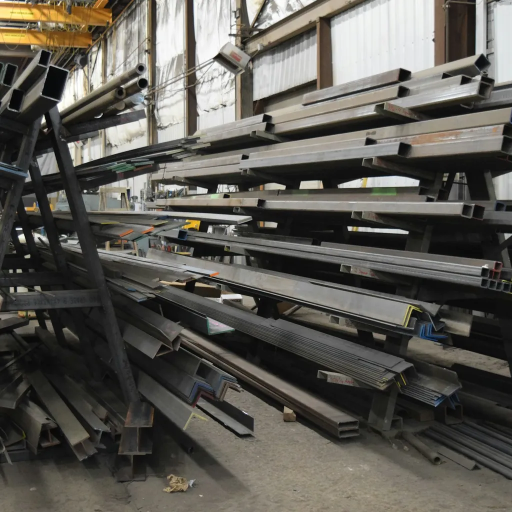Structural steel and materials sourced for engineering procurement
